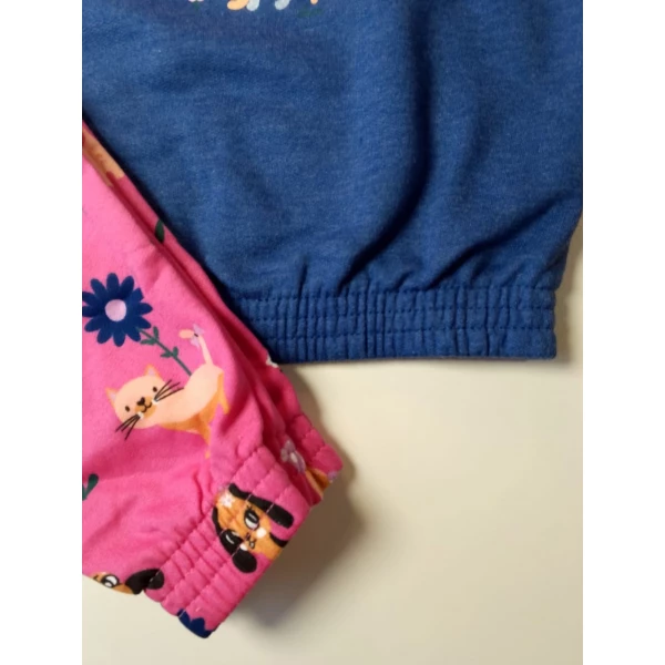 Conjunto Moletom azul Elian tamanho 03