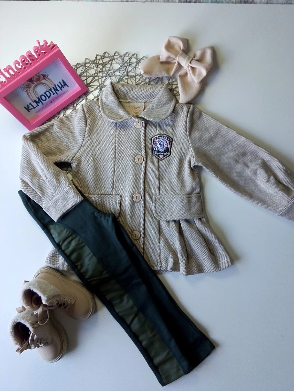 Conjunto Sobretudo Tamanho 03