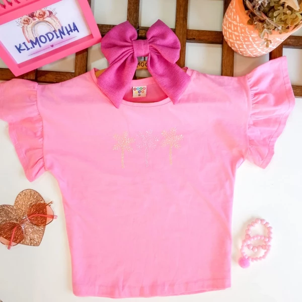 Blusa Rosa Tamanho 10