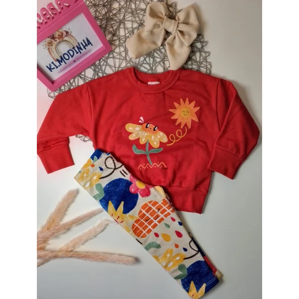Conjunto Moletom Elian Tamanho 01