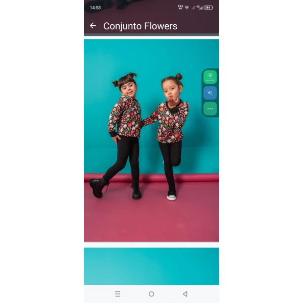 Conjunto Florido tamanho 02