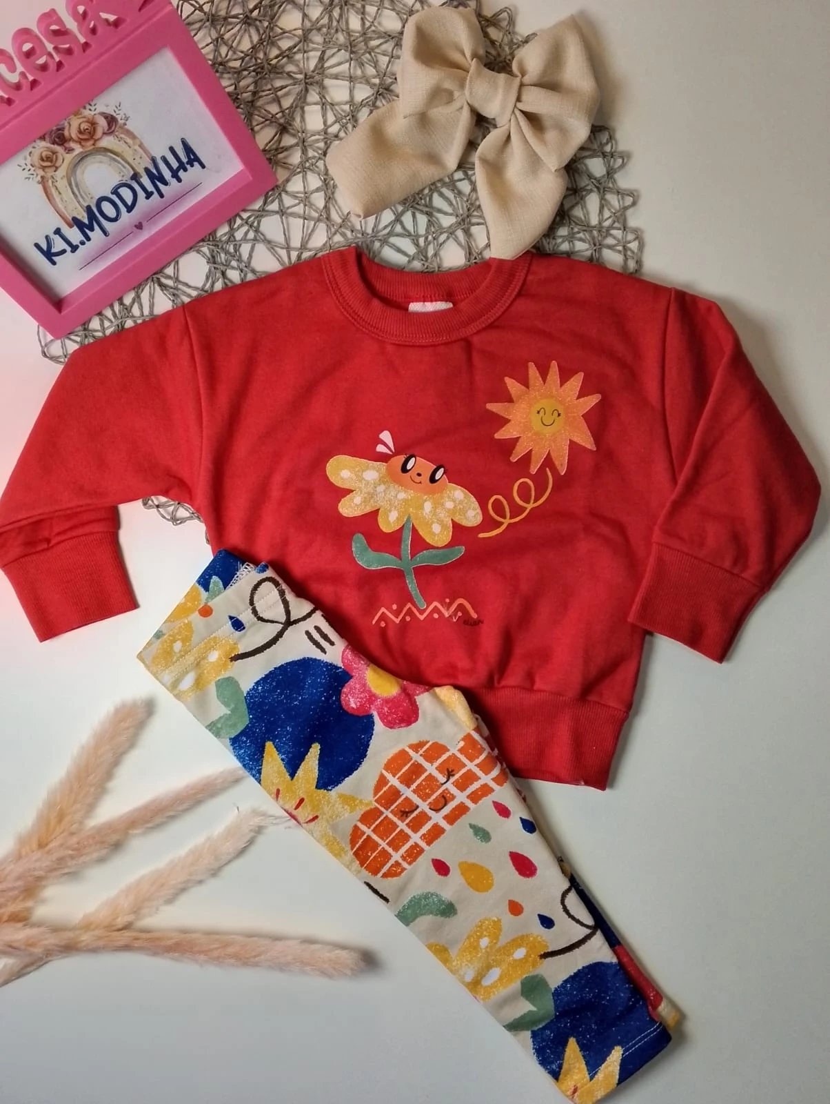 Conjunto Moletom Elian Tamanho 01