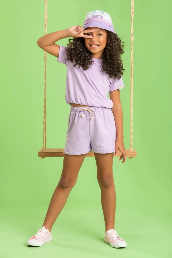 Conjunto Infantil Feminino Fofura Delicado- Tamanho 10