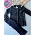 Conjunto Sobretudo Preto Tamanho 02