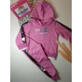 Conjunto Moletom Rosa Com capuz tamanho 02
